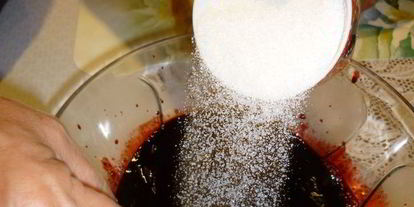 Шаг 2: черничного джема