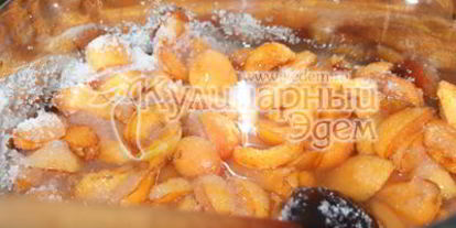 Шаг 3: джема абрикосового