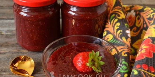 Рецепт Джема из клубники 5-минутка