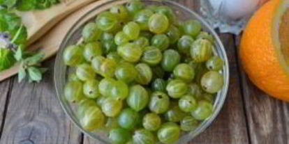 Шаг 1: джема из крыжовника с апельсином на зиму