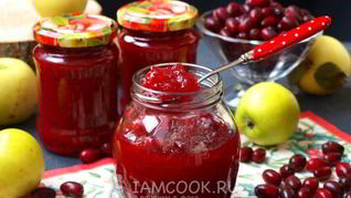 Рецепт Джема из яблок и кизила