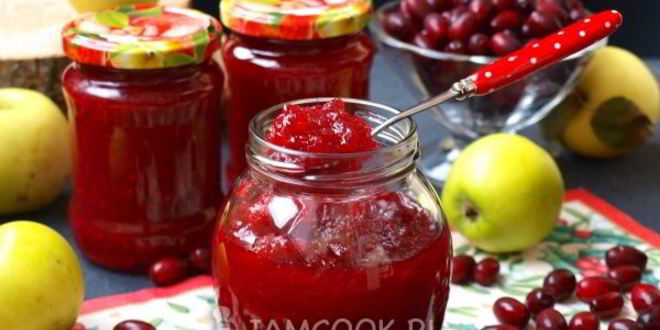 Рецепт джема из яблок и кизила