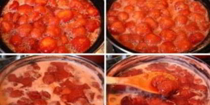 Шаг 1: клубничного джема на зиму