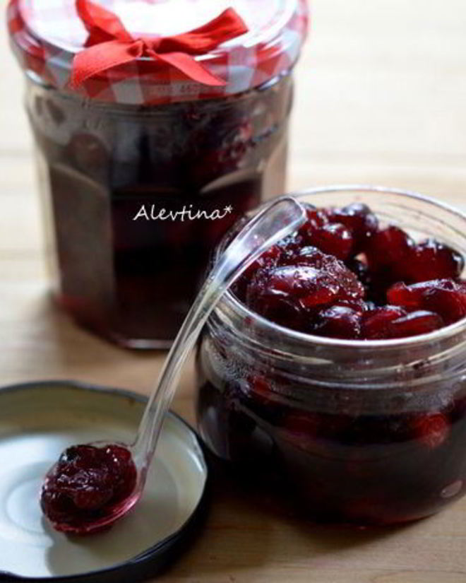 Рецепт клюквенного джема с апельсиновым ликером