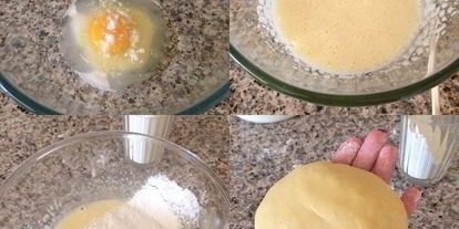 Шаг 1: кростаты с творогом и джемом