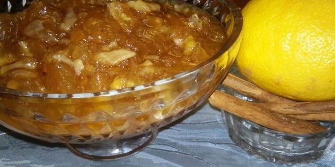 Рецепт Лимонного джема с имбирем