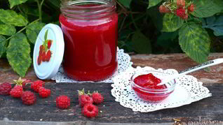 Рецепт Малинового джема без варки
