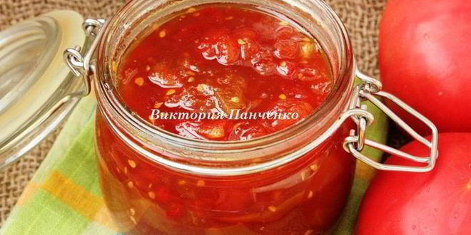Рецепт пряного томатно-яблочный джем