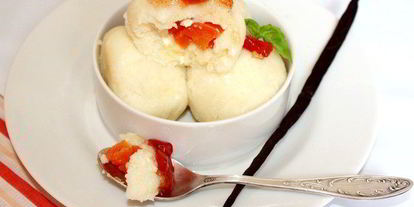 Шаг 4: рисовых кнедликов с томатныма джемома