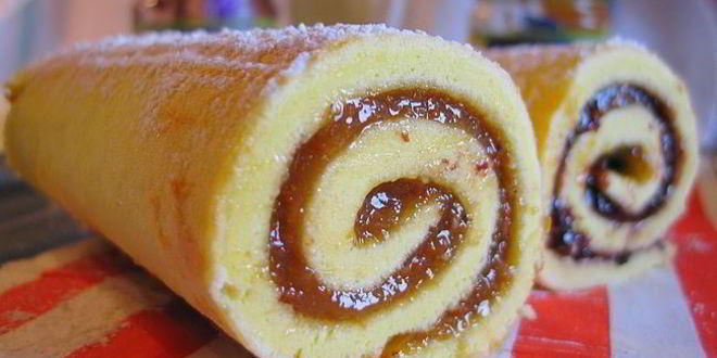 Рецепт рулета с джемом