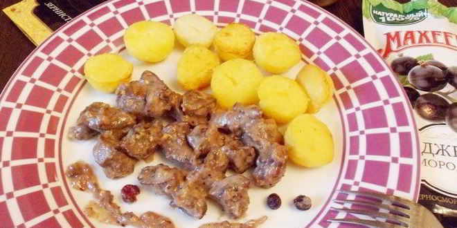 Рецепт телячьих почек в соусе из горчицы и джема