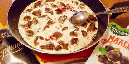 Шаг 11: телячьих почек в соусе из горчицы и джема