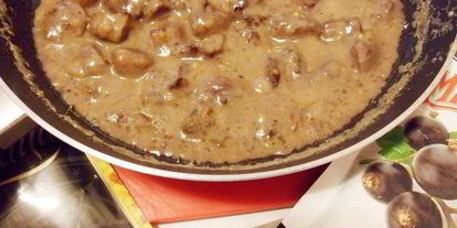 Шаг 12: телячьих почек в соусе из горчицы и джема