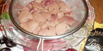 Шаг 4: телячьих почек в соусе из горчицы и джема