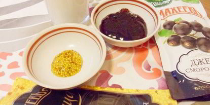 Шаг 8: телячьих почек в соусе из горчицы и джема