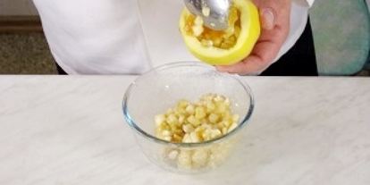 Шаг 1: запеченных яблок с бананом и абрикосовым джемом