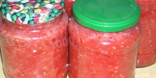 Рецепт горлодера с чесноком и помидорами