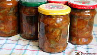 Рецепт Грибов в томатном соусе на зиму