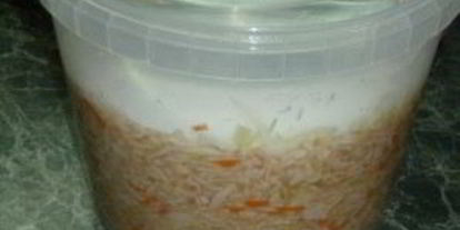 Шаг 3: капусты квашеной