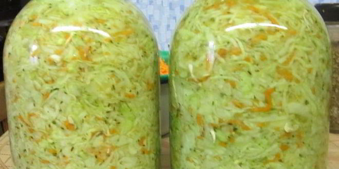 Рецепт капусты соленной на зиму