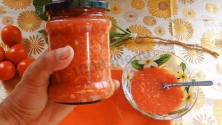 Рецепт Хренодера с помидорами и чесноком на зиму