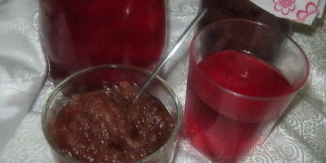 Рецепт компота и джем из яблок и смородины