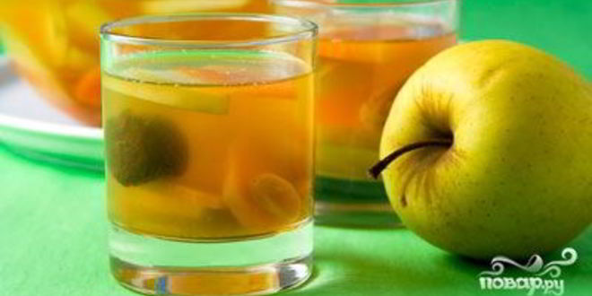 Рецепт компота из белого налива на зиму