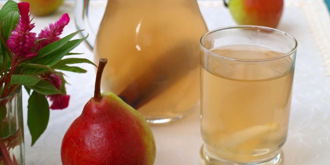 Рецепт компота из груш с корицей