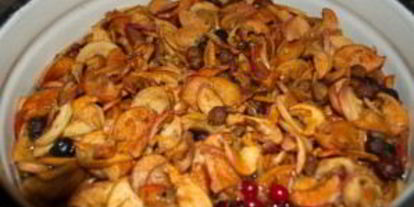 Шаг 3: компота из калины и яблок