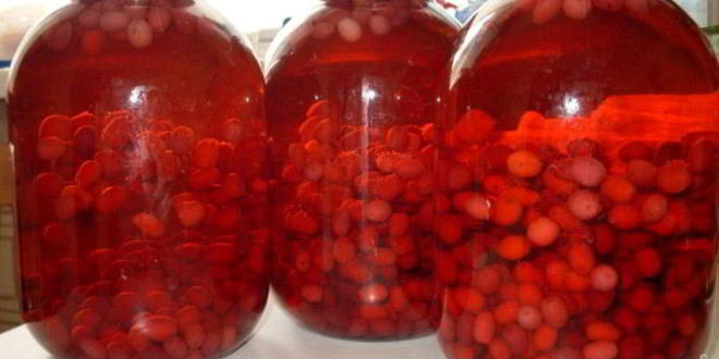 Рецепт Компота из кизила на зиму