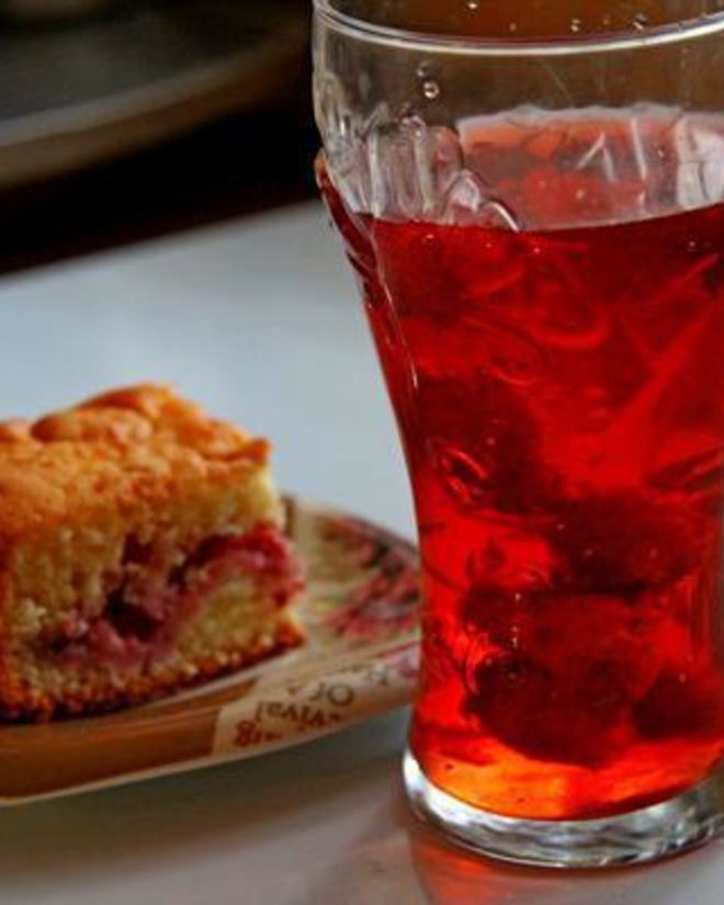 Рецепт компота из клубники