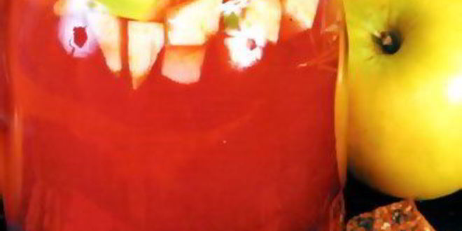 Рецепт компота из красной смородины и яблок