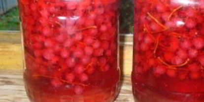 Шаг 1: компота из красной смородины