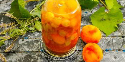 Шаг 18: компота из персиков и винограда на зиму