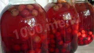 Рецепт Компота из ранеток на зиму