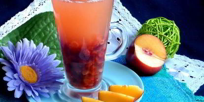 Шаг 9: компота из ревеня, яблока и калины