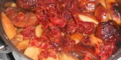 Шаг 4: компота из сухофруктов с шиповником