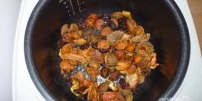 Шаг 1: компота из сухофруктов в мультиварке панасоник