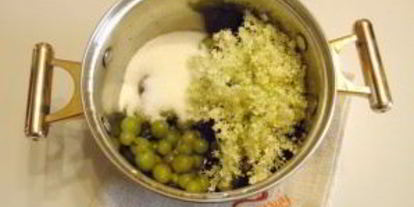 Шаг 2: компота из цветков бузины