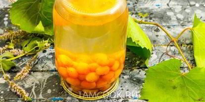 Шаг 19: компота из винограда кишмиш на зиму