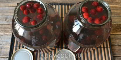 Шаг 9: компота из вишни