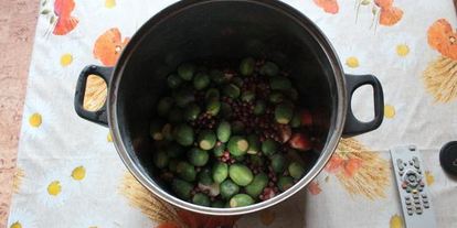 Шаг 2: компота из яблок, фейхоа и облипихи