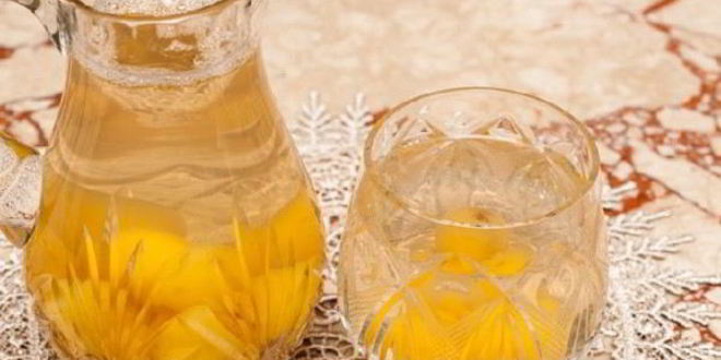 Рецепт Компота из желтой черешни