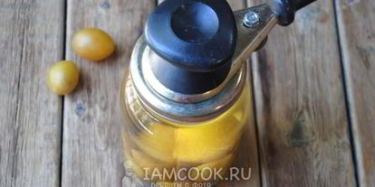 Шаг 12: компота из желтой сливы на зиму