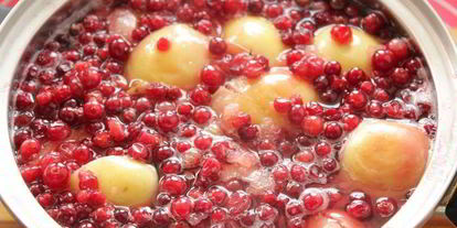 Шаг 1: компота клюквенно-яблочный пряный