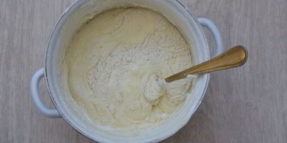 Шаг 3: ванильного торта с ягодным компоте