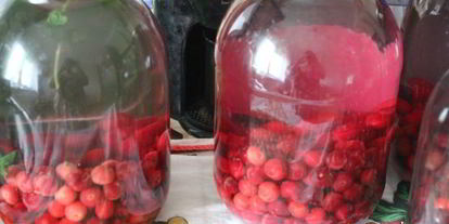 Шаг 3: вишневого компота на зиму