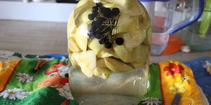 Шаг 1: яблочного компота с черноплодкоя ны зиму