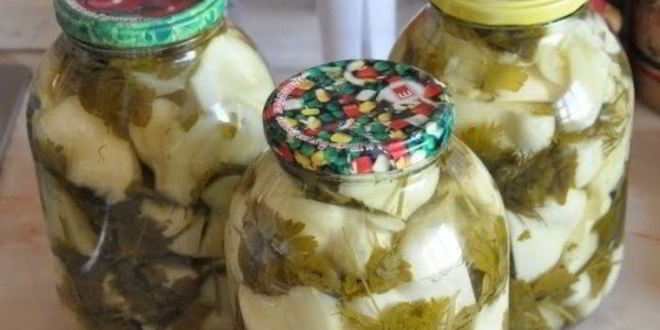 Рецепт Консервированных патиссонов без уксуса