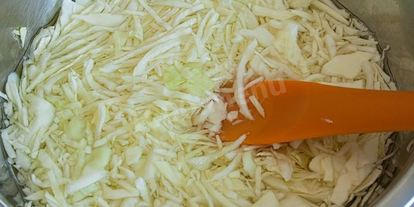 Шаг 2: квашеной капусты с луком на зиму